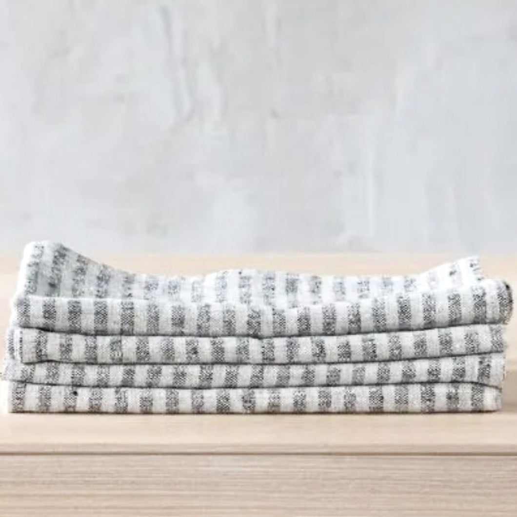 Brittany Linen Napkin-Black