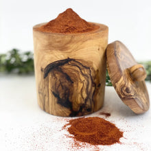 Load image into Gallery viewer, Olive Wood Spice Jar Medium