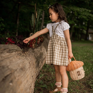 Kid's White Peter Pan Collar Blouse