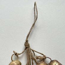 Load image into Gallery viewer, Rustic Brass Bell Cluster