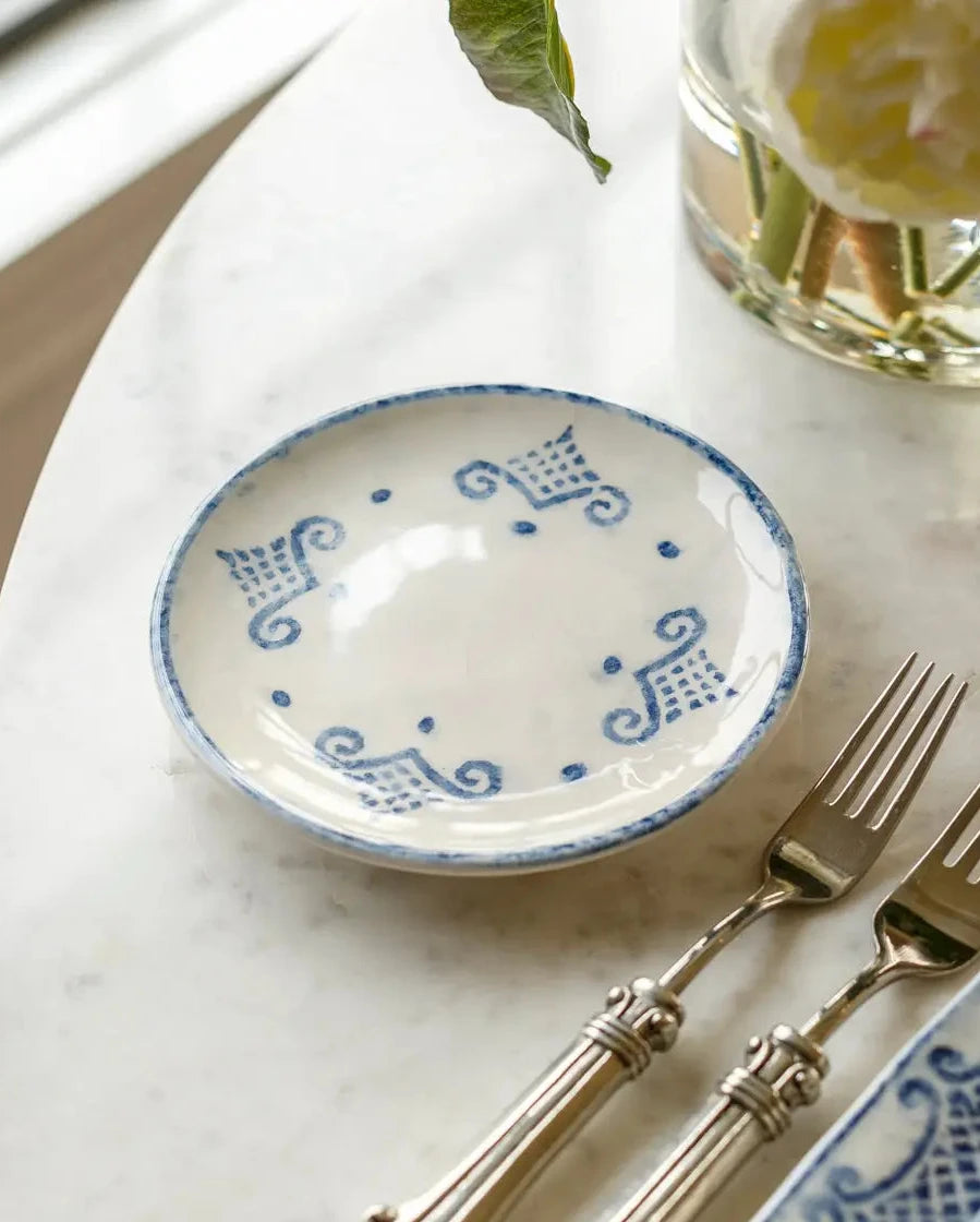 Burano Blue Bread Plate
