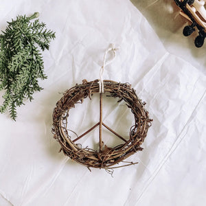 Peace Sign Ornament