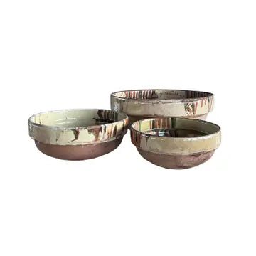 Marbleized Cottage Craft Bowl