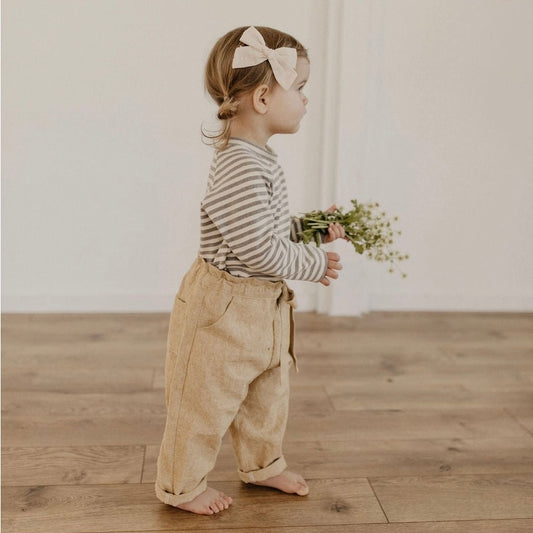 Striped Organic Raglan Kid's Tee