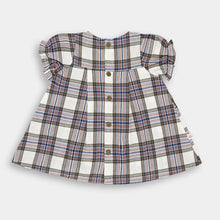 Load image into Gallery viewer, Vintage Plaid Linen Dress