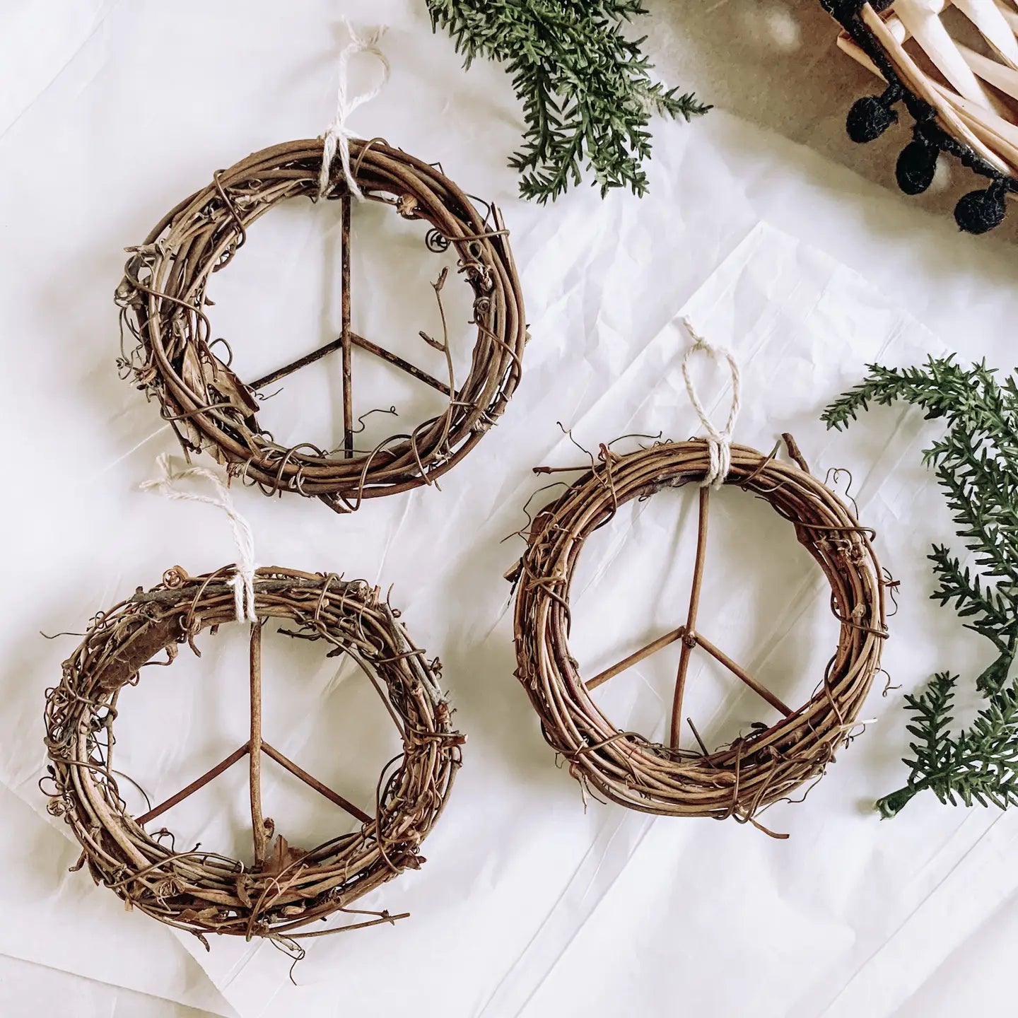 Peace Sign Ornament