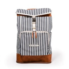 Backpack Cooler-Laurens Navy Stripe