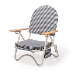 The Pam Chair-Navy Stripe