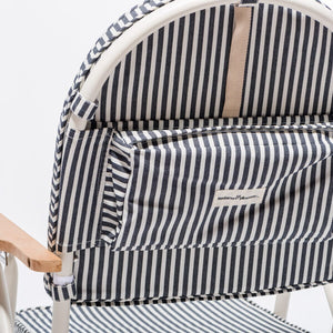 The Pam Chair-Navy Stripe