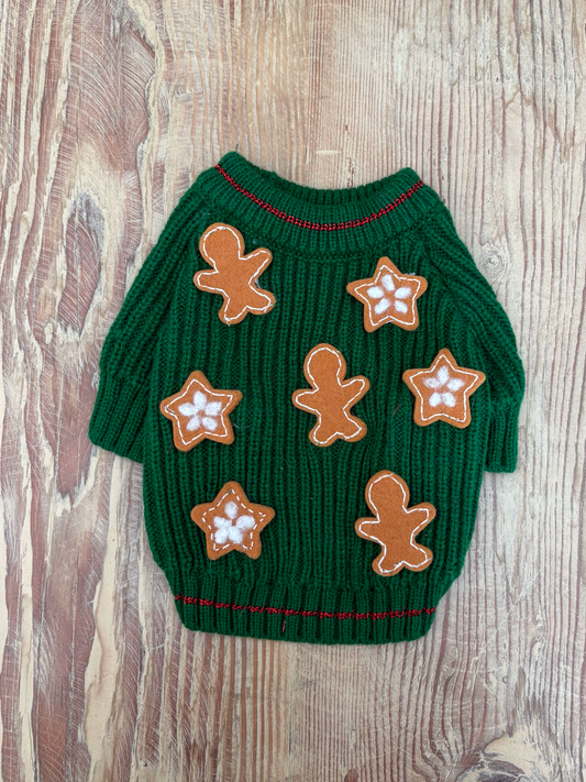 Gingerbread Dog Sweater