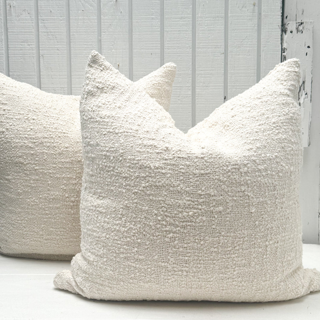 Cozy Boucle Pillow-Ivory