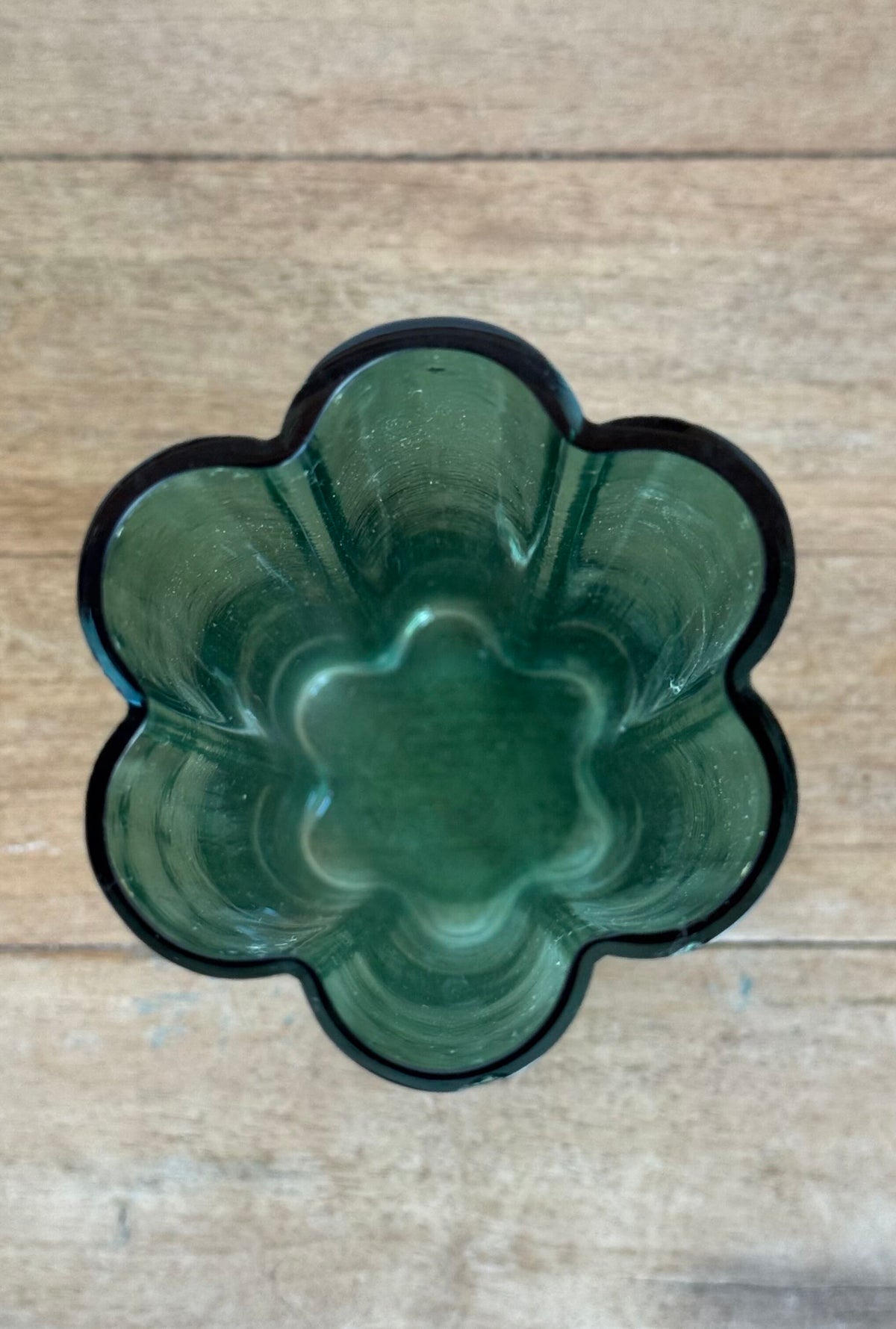 Vintage Jens Quistgaard Scalloped Glass Vase
