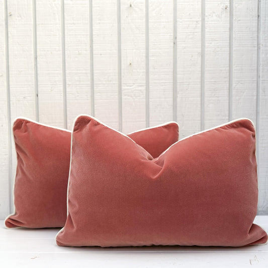 The Clarisse Velvet Lumbar Pillow