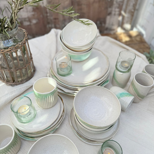 Bliss White/Blue/Green Bowl