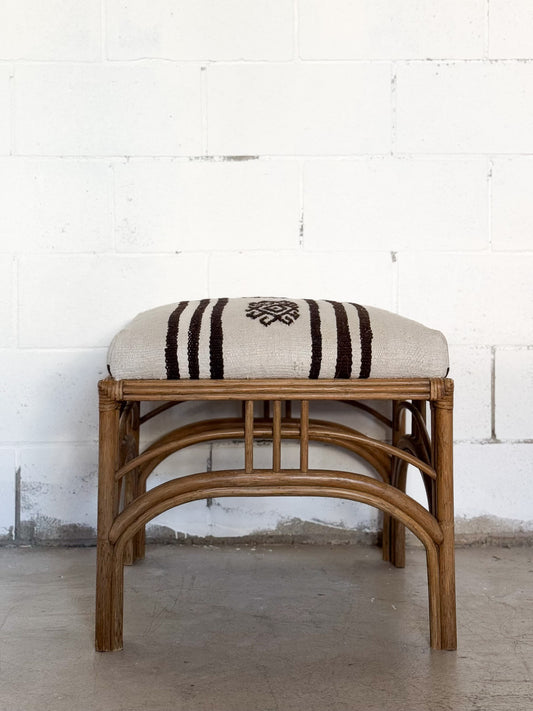 The Dax Rattan Ottoman