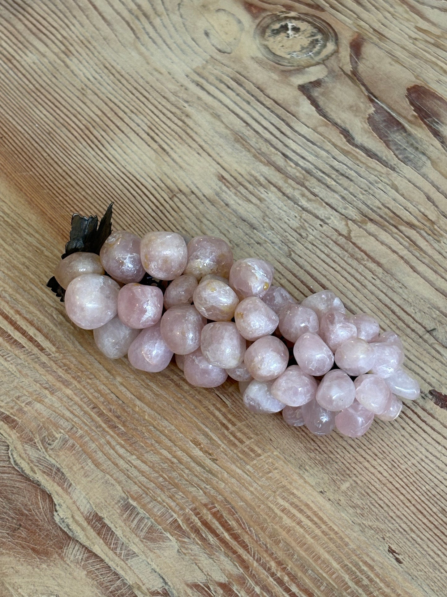 Vintage French Stone Grape Cluster