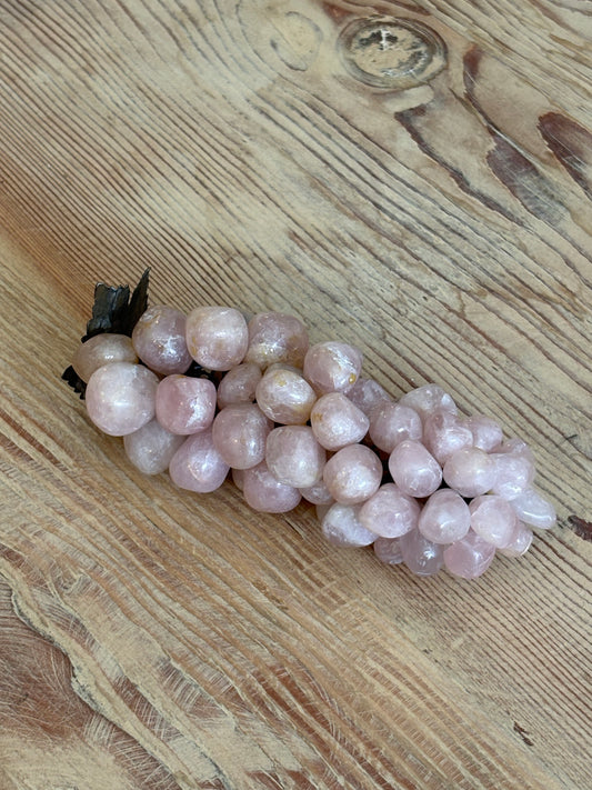 Vintage French Stone Grape Cluster