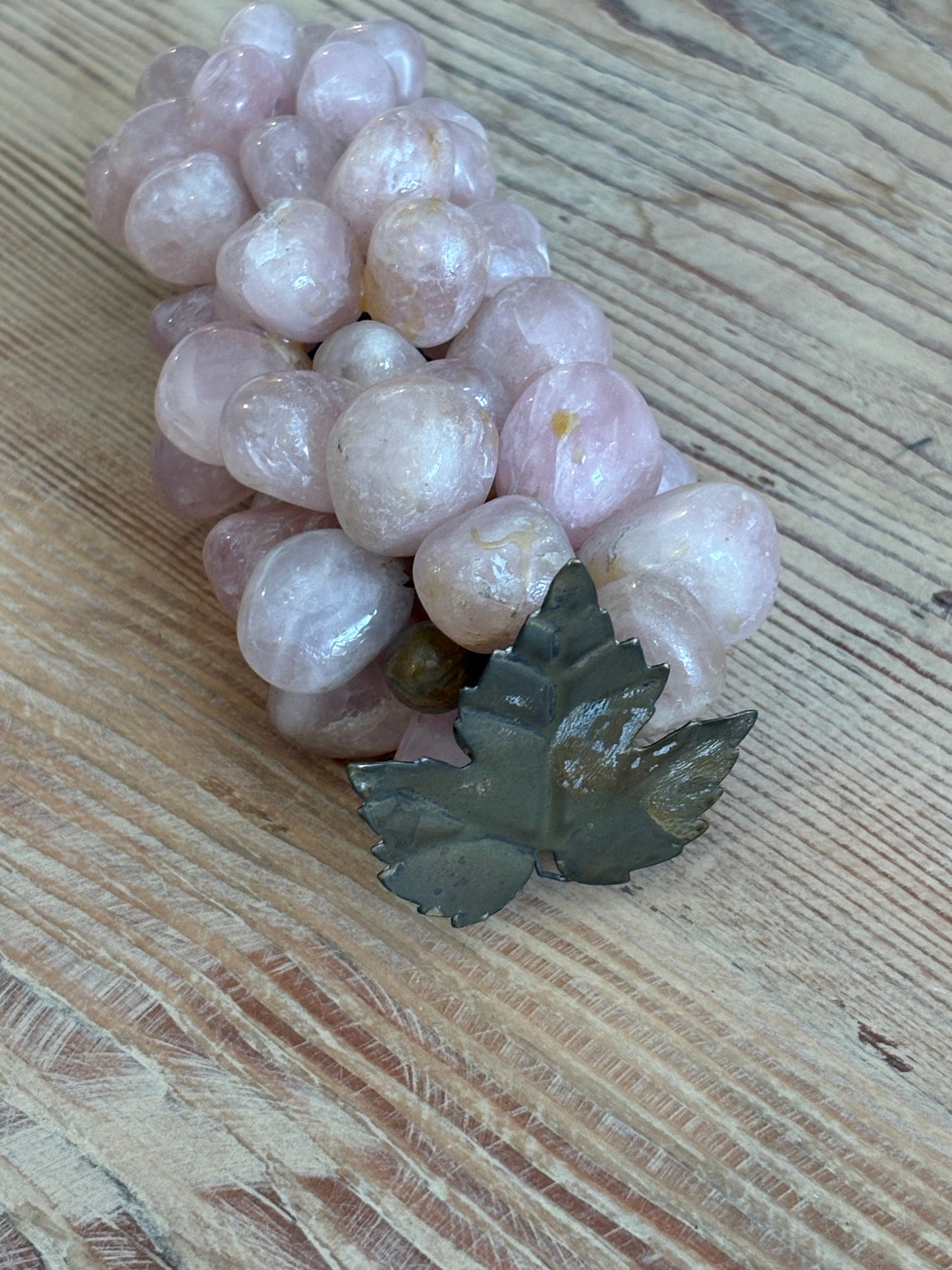 Vintage French Stone Grape Cluster