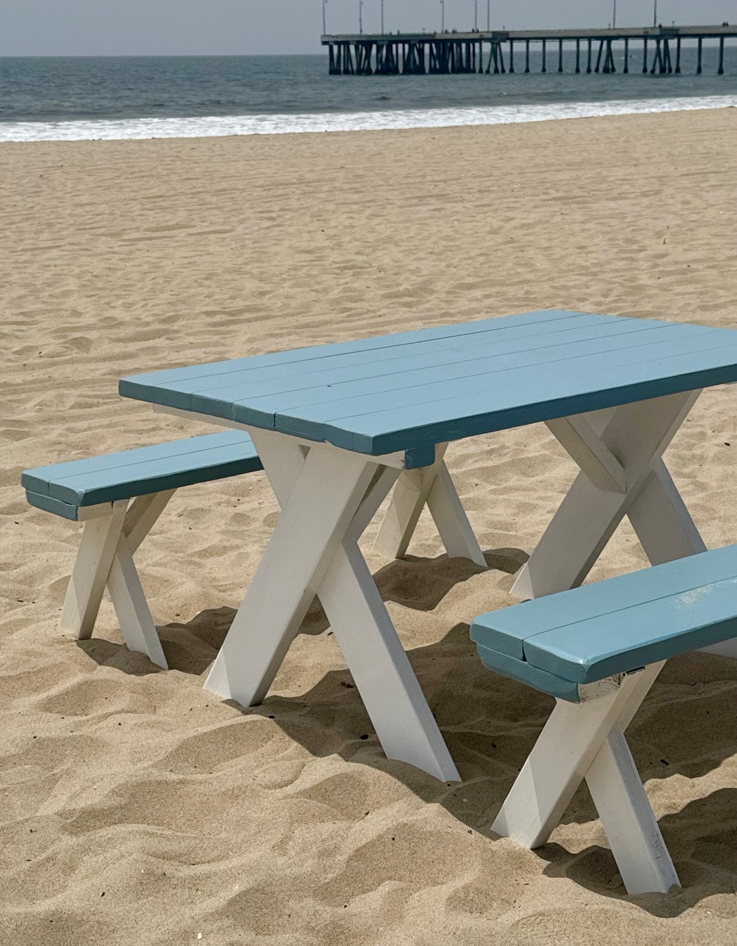 Redwood Picnic Table Set