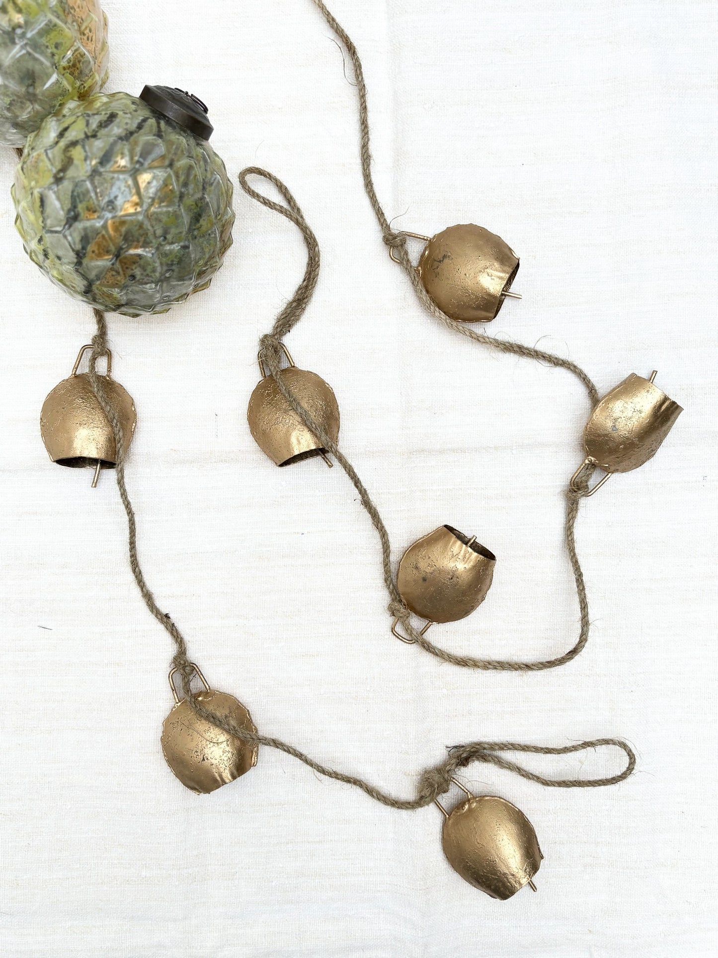 Rustic Recycled Bell Garland