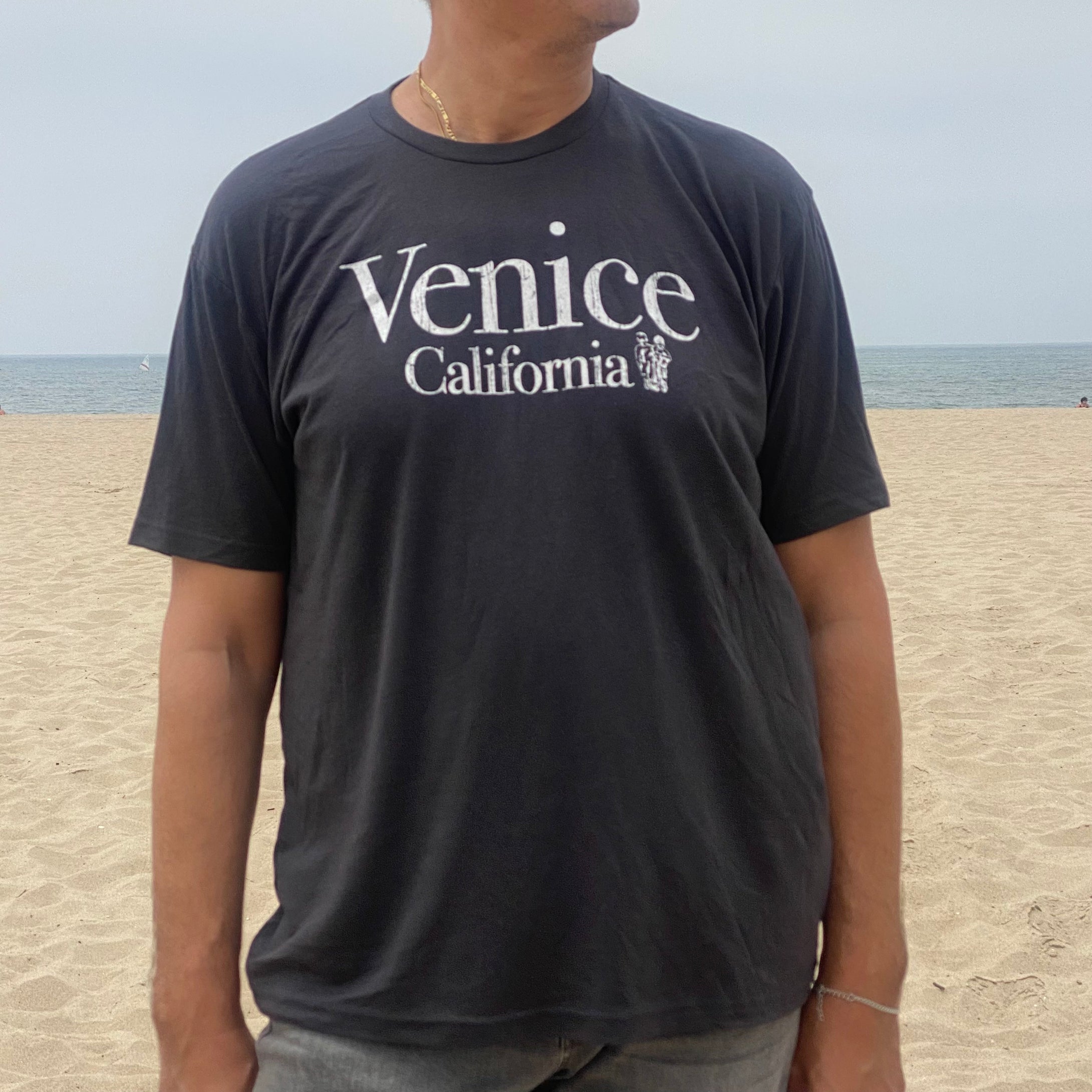 Venice T Shirt Graphite Black