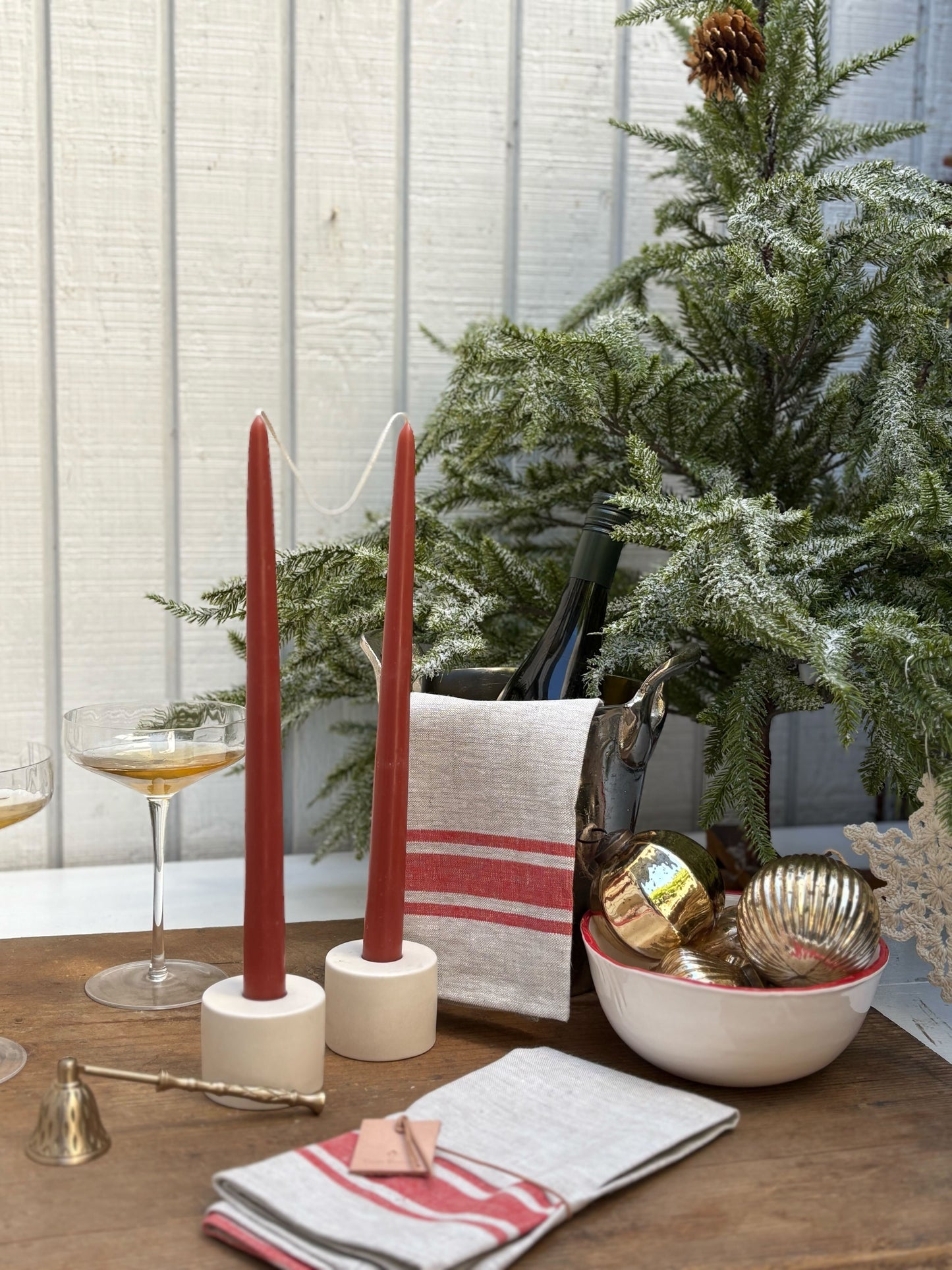 Set/2 12" Taper Candle