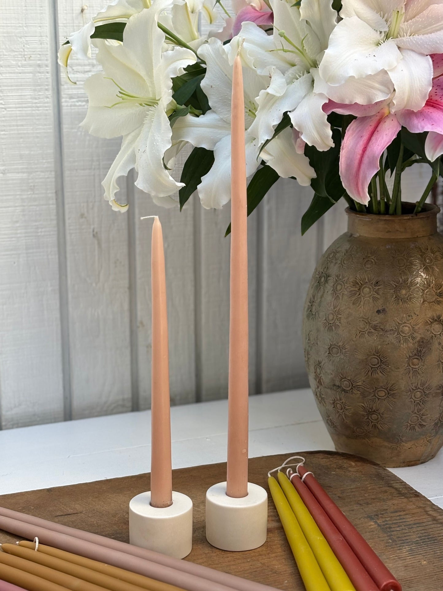 Set/2 18" Taper Candle