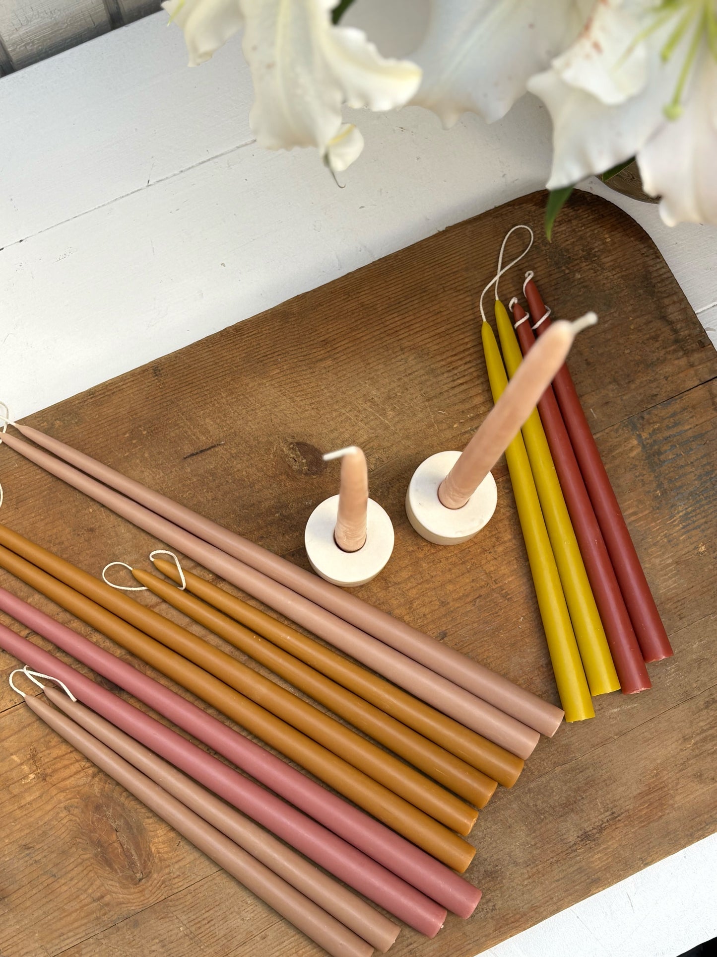 Set/2 18" Taper Candle