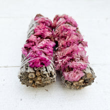 Load image into Gallery viewer, Sage Smudge w/Pink Sonata Flowers