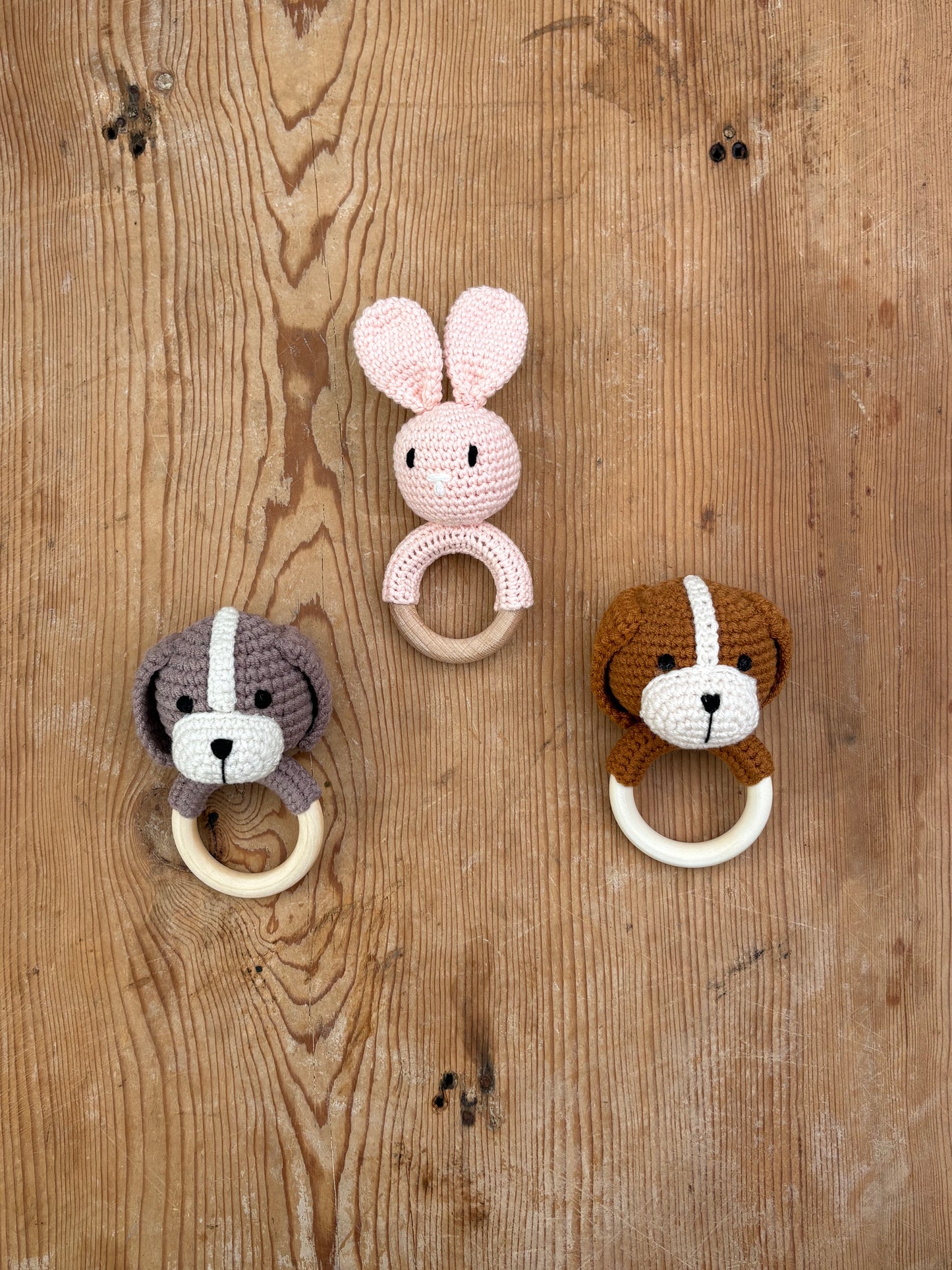Cotton Knit Dog Rattle