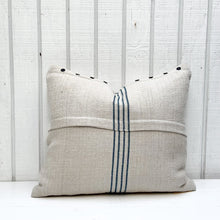 Load image into Gallery viewer, Vintage Linen Pillow w/Buttons