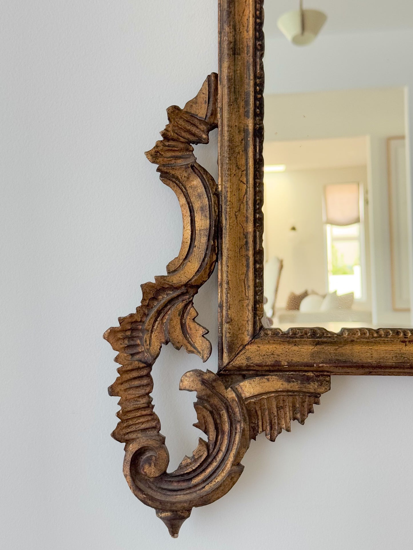 Vintage Gold Italian Mirror
