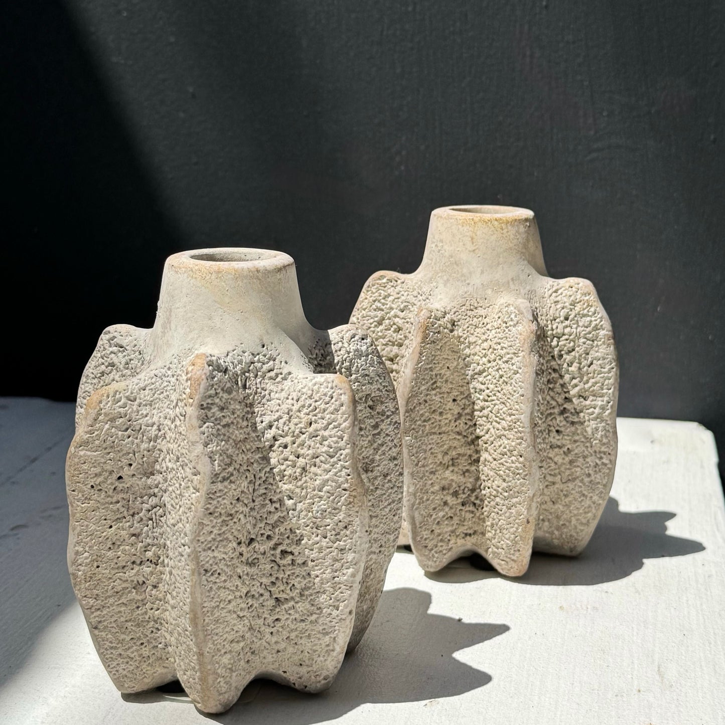 Brutalist Candle Holder-Tall