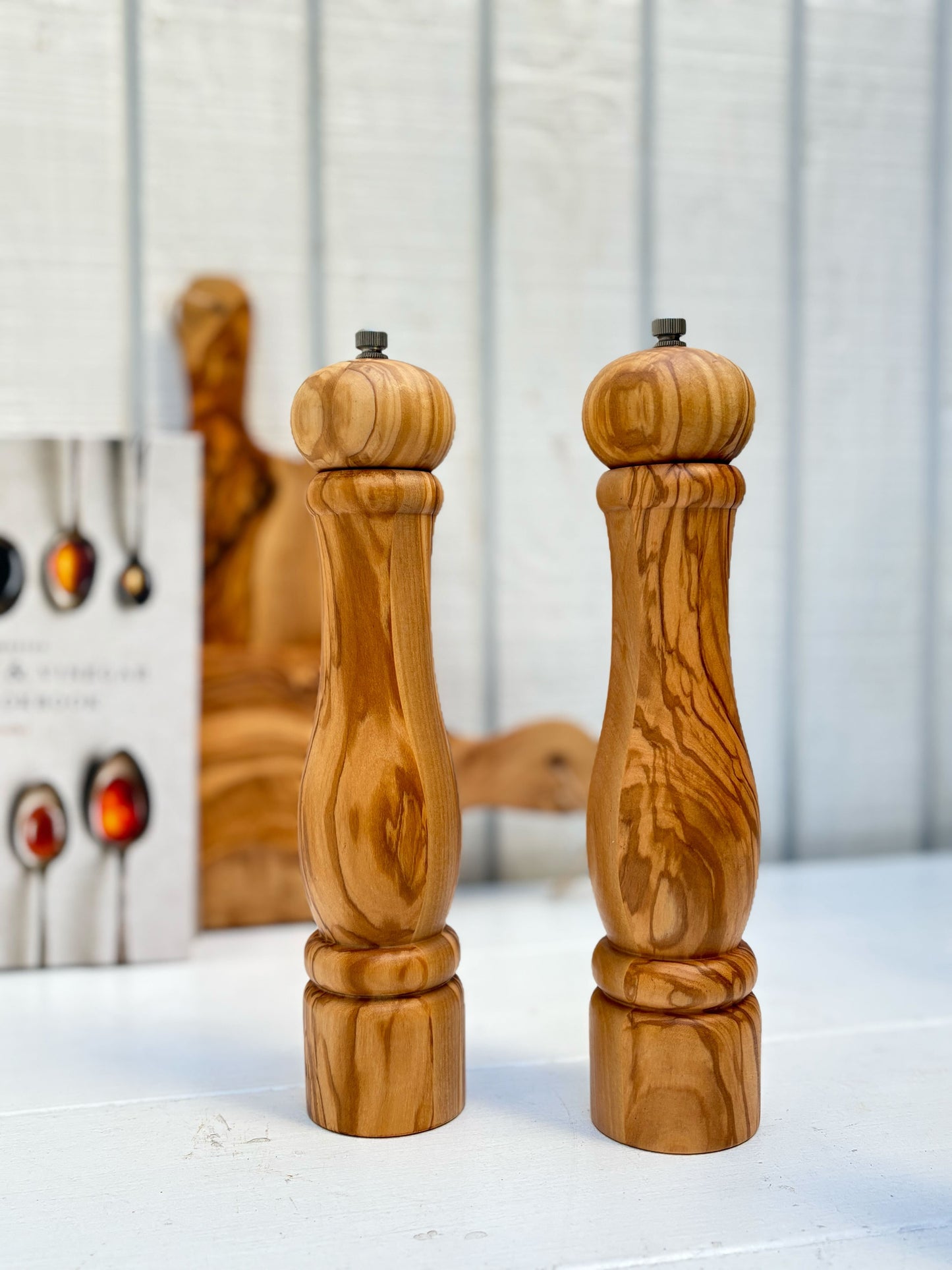 10" Olive Wood Salt/Pepper Mill