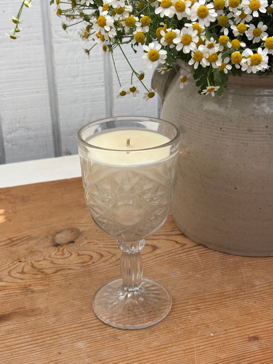 XL Wine Glass Candle / French Market