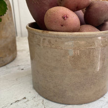 Load image into Gallery viewer, Antique French Stoneware Butter Crock
