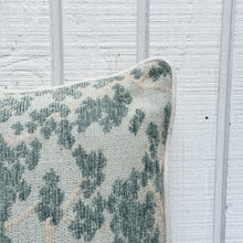 Load image into Gallery viewer, Daisy Green Patterned Pillow