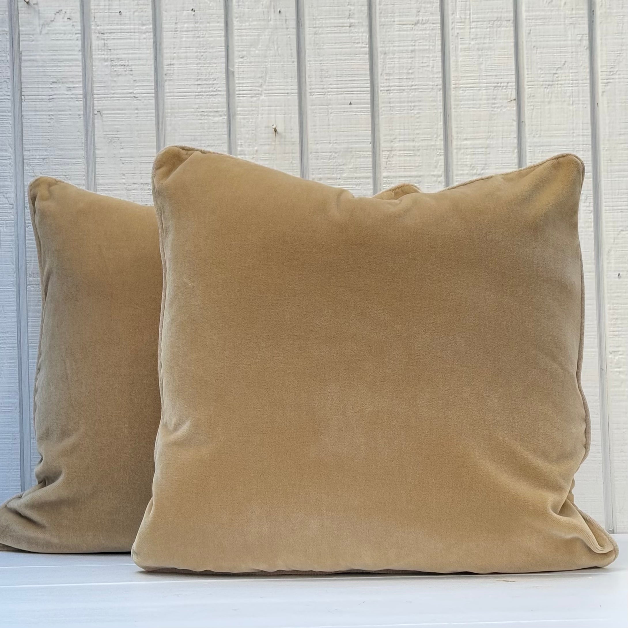 Molly Mohair Gold Pillow