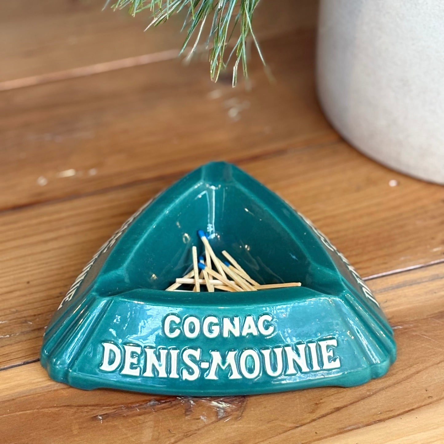 Green Cognac Vintage Catch All