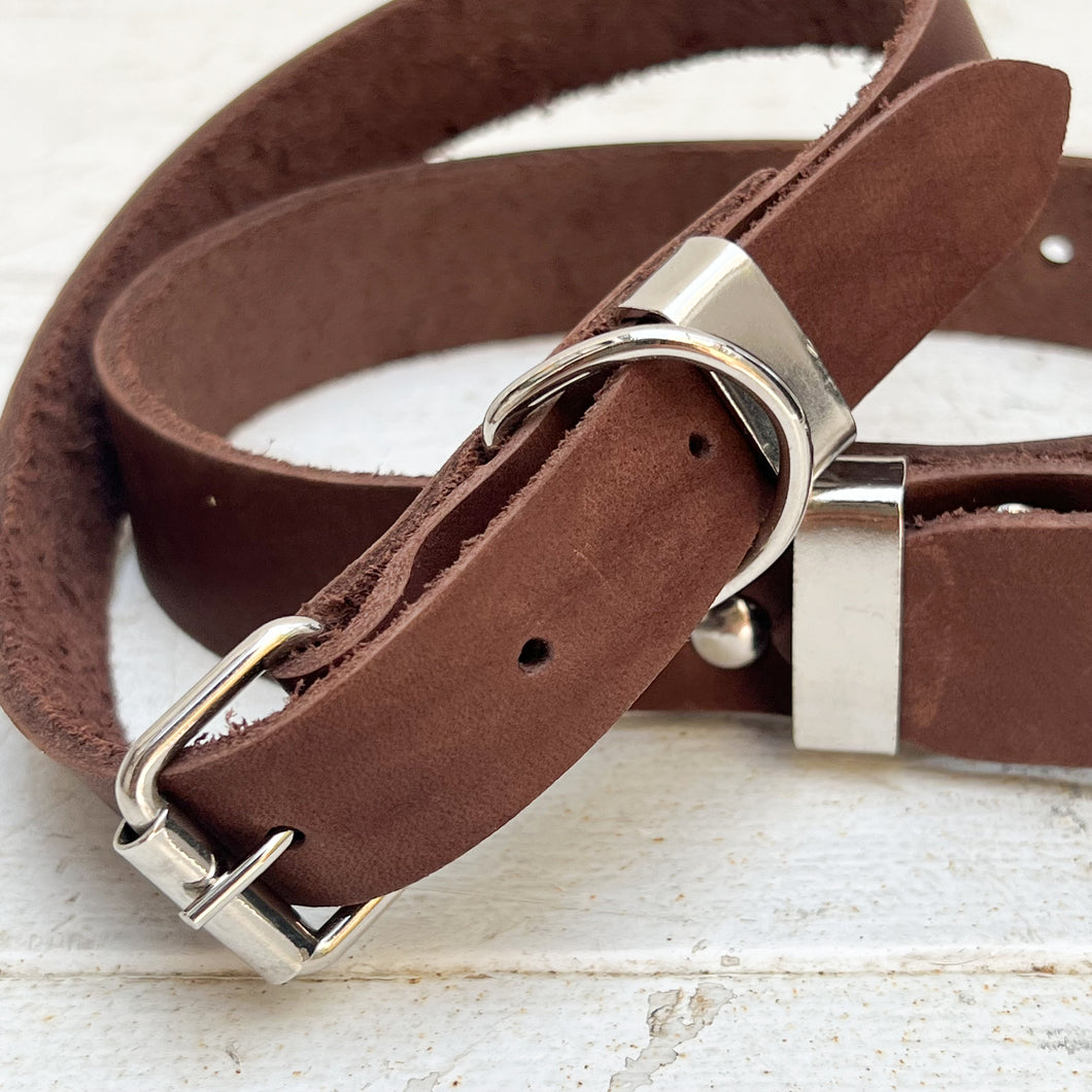 Zen Soft Leather Dog Collar