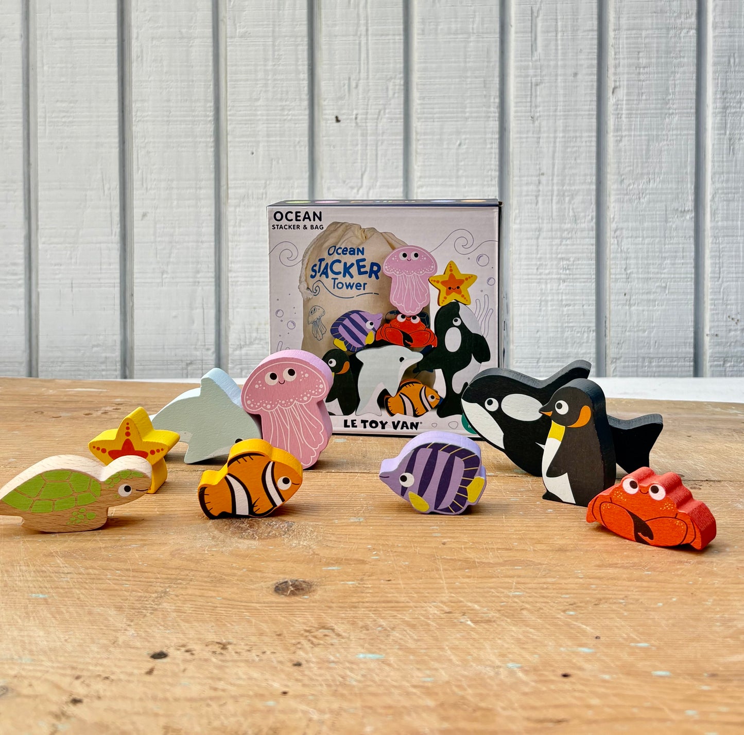 Ocean Life Stacking Animals