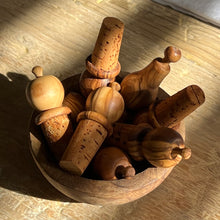 Load image into Gallery viewer, Olive Wood Wine Preserver