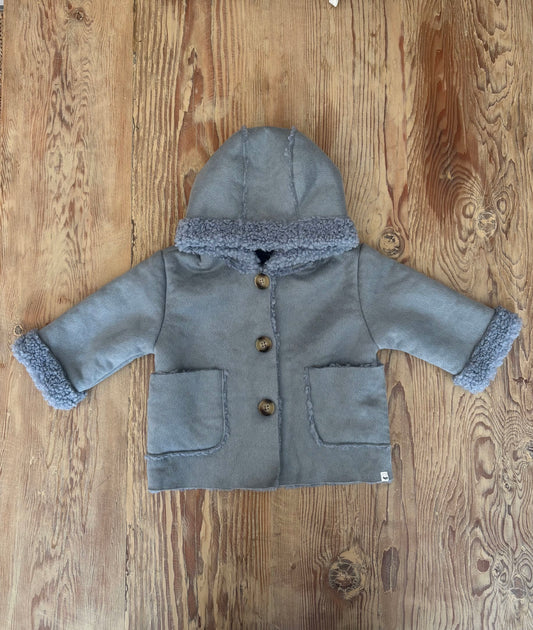 Faux Suede Vermont Sherpa Kid's Jacket
