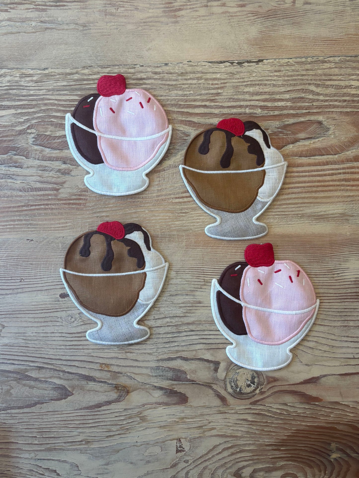 Ice Cream Sundae Cocktail Napkins