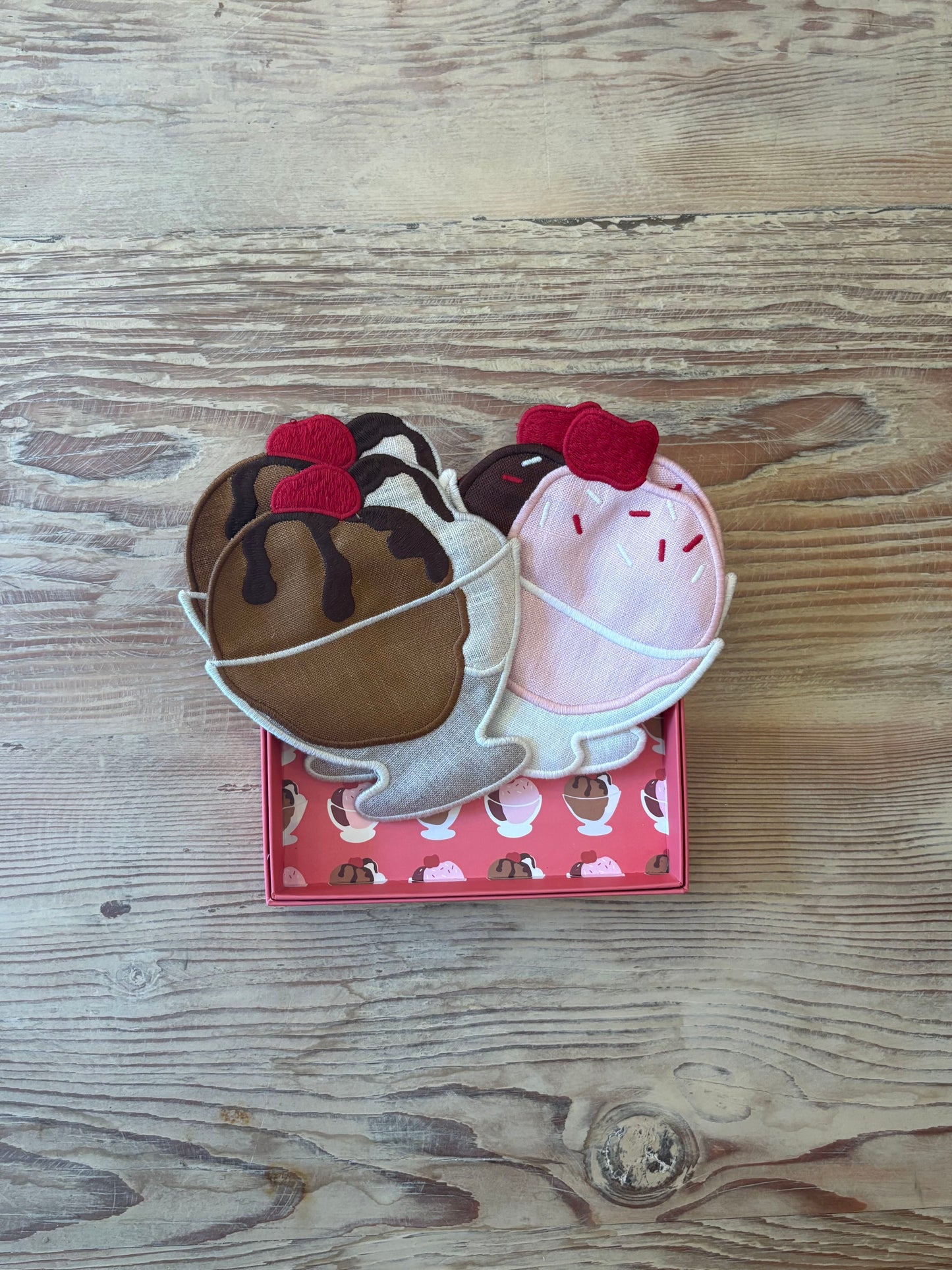 Ice Cream Sundae Cocktail Napkins