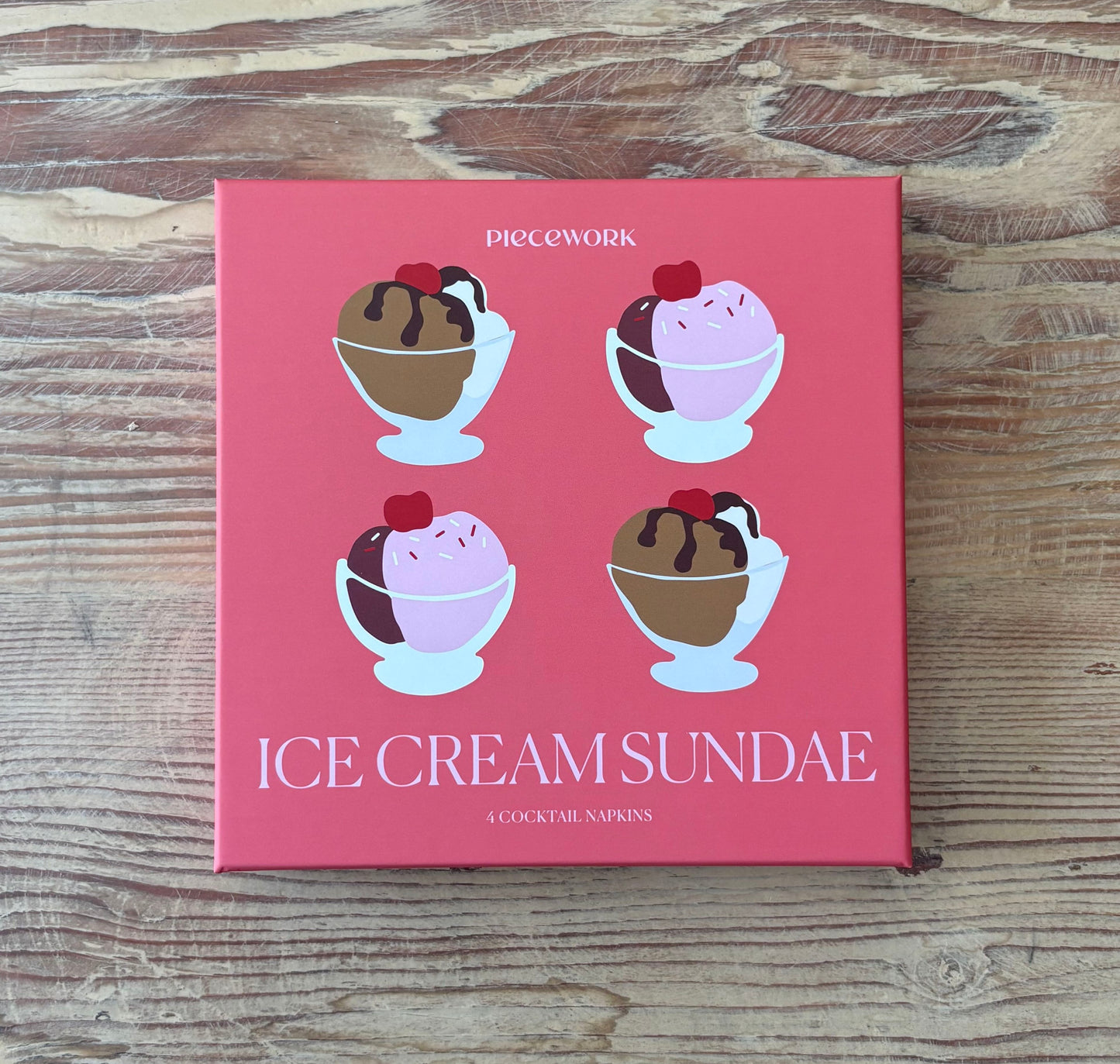 Ice Cream Sundae Cocktail Napkins
