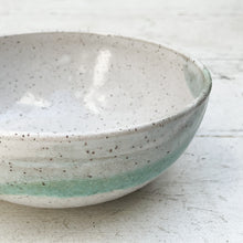Load image into Gallery viewer, Bliss White/Blue/Green Textured Bowl