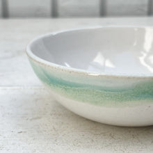 Load image into Gallery viewer, Bliss White/Blue/Green Bowl