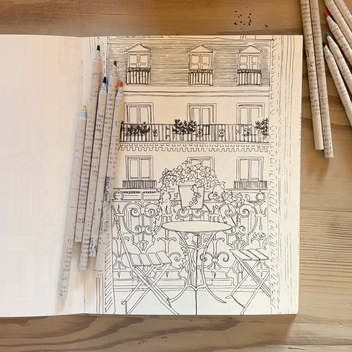 Zoe de Las Cases Paris Coloring Book