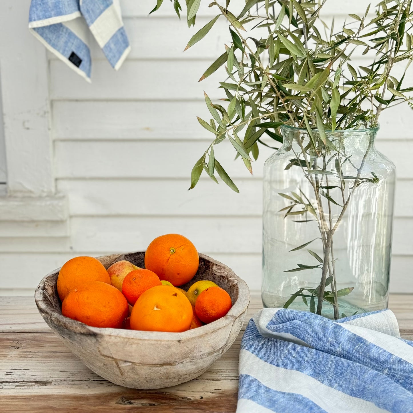Set/2 French Blue Hand Towel